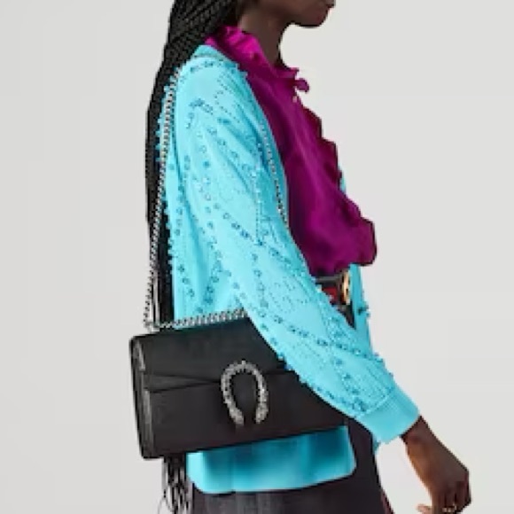 Black leather Size small Gucci Dionysus bag - Picture 1 of 10